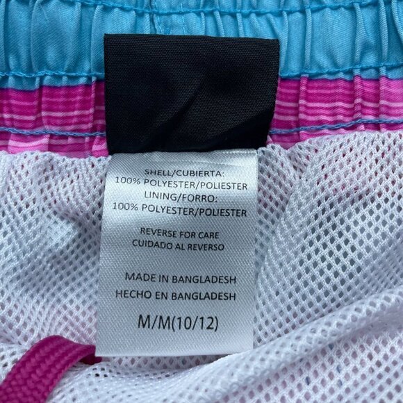 Laguna Boys Blue/Pink Swim Trunks Medium (10-12) - Picture 6 of 7